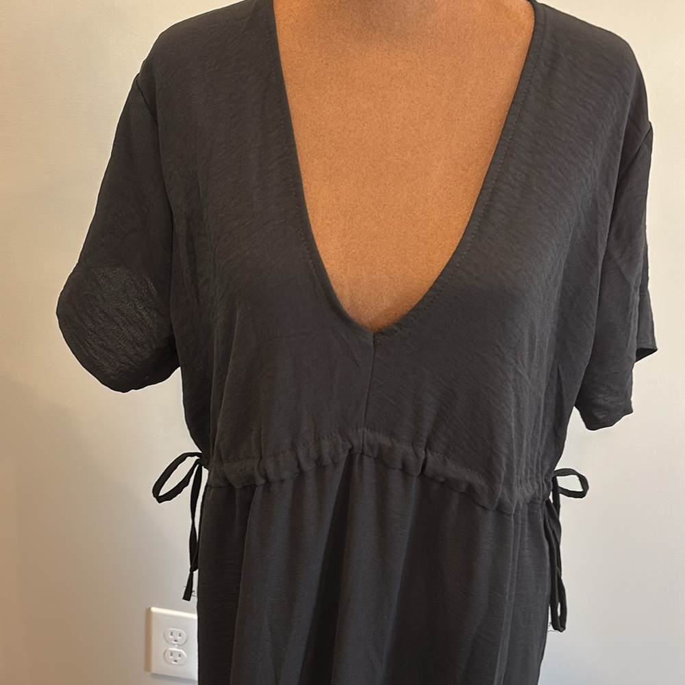 Boohoo Black tiered maxi dress - Picture 2 of 5